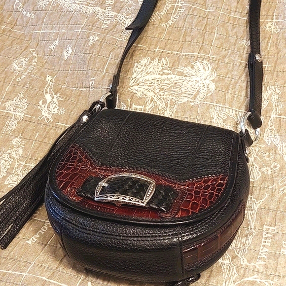 H.P. ❤️Brighton Cross Body Saddle Bag N.W.O.T. - Picture 7 of 11